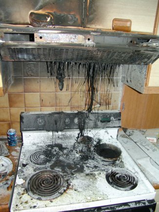 Causes of kitchen fires