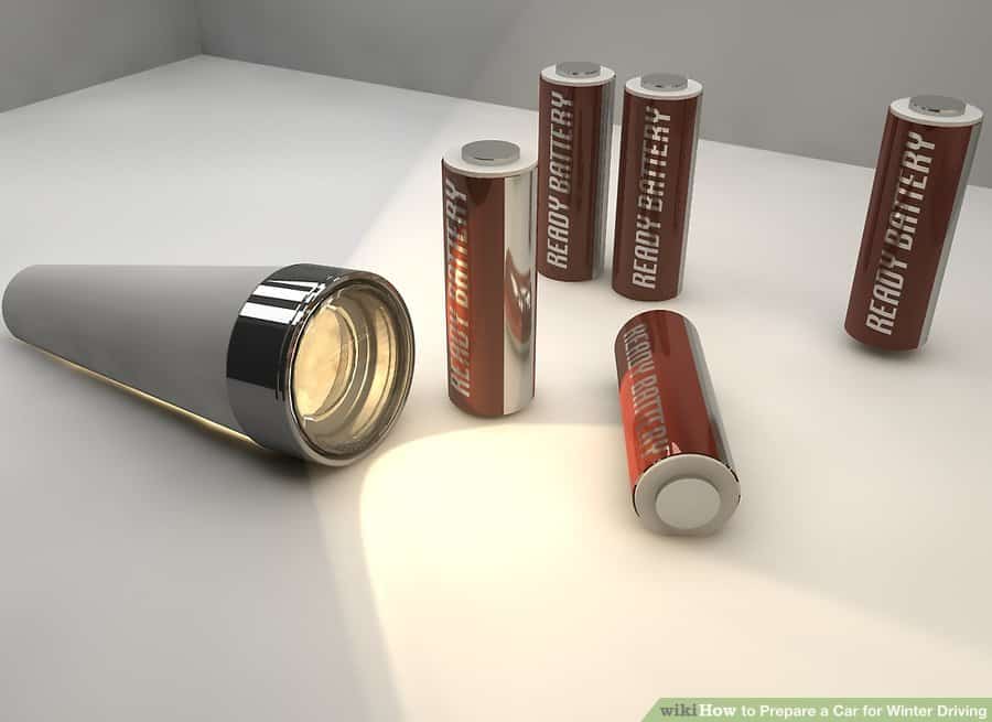 Flashlight and battery