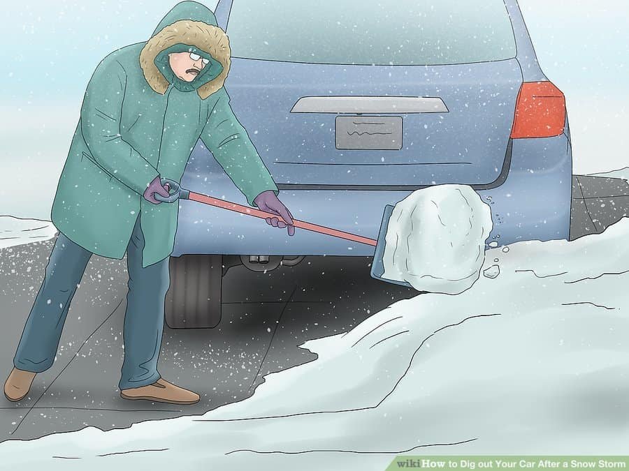 how to pull a vehicle out of snow