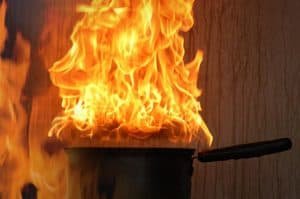 Types of kitchen fires