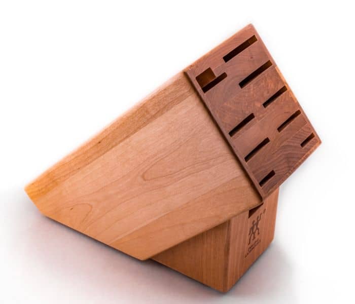 What is the purpose of a knife block