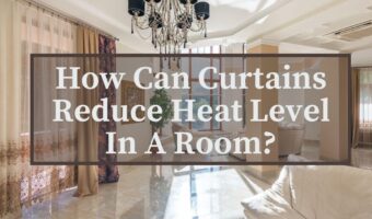 How do curtains reduce heat transfer