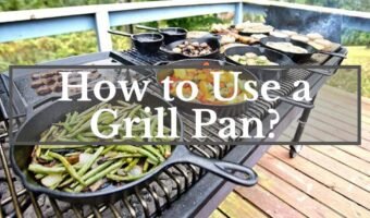 How do you use a hole in a grill pan